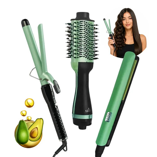 COMBO 3 EN 1 SECADOR+PLANCHA+CEPILLO